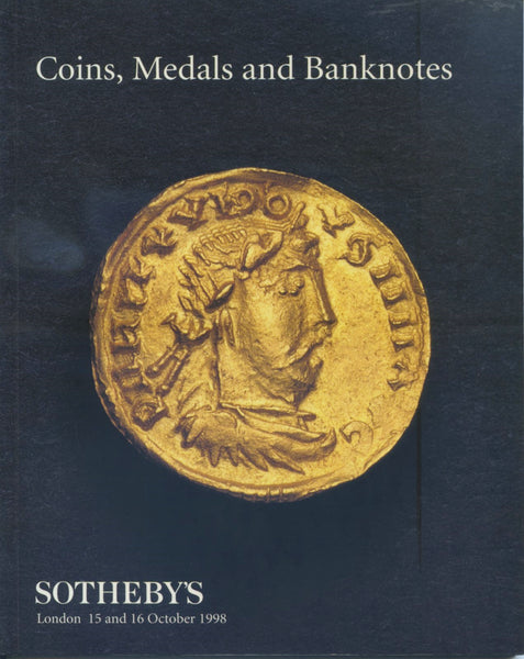 Cover image of Sotheby's auction catalogue  for the 15th October 1998.