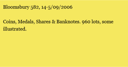 Bloomsbury 582, 14-5/09/2006