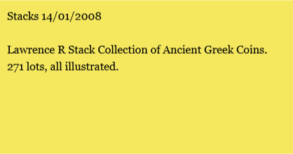 Stacks 14/01/2008