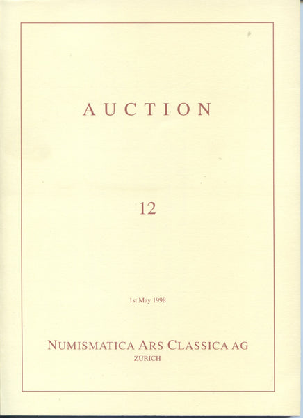 NAC Zurich 12, 1st May 1998 - Italian Coins & Medals