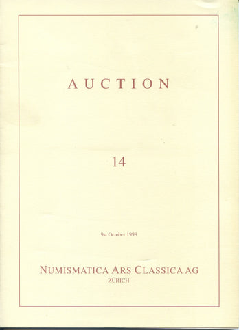 NAC 14, Zurich 9th October 1998 - Papal Money