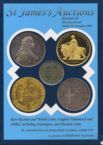 Cover image of the catalogue for St. James's sale 10 held in London on 6th - 7th November 2008