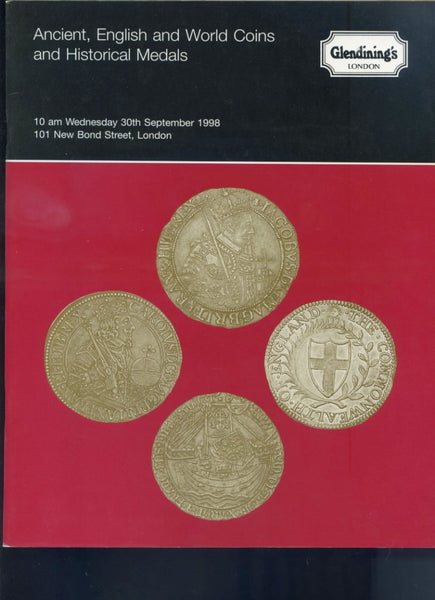 Glendining 30/9/1998, Coins & Medals